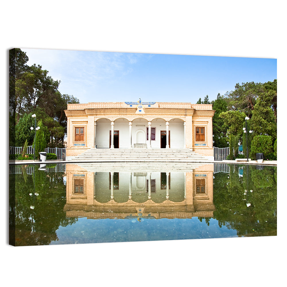 Yazd Fire Temple Reflection Wall Art