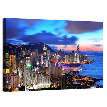 Victoria Harbour Skyline, Hong Kong Wall Art