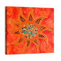 Colorful Sun Mandala Wall Art