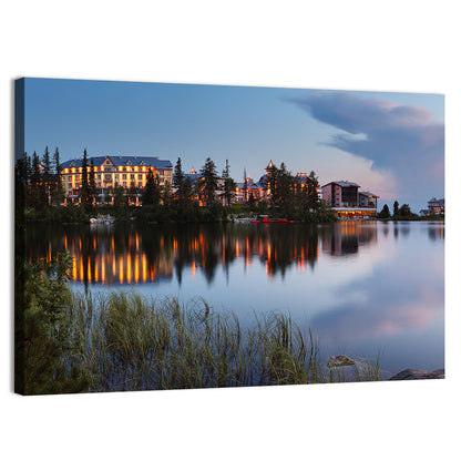 Štrbské Pleso at Dusk Wall Art