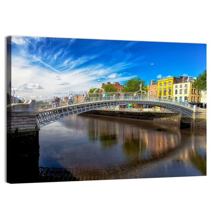 Ha'penny Bridge, Dublin Wall Art as a canvas print