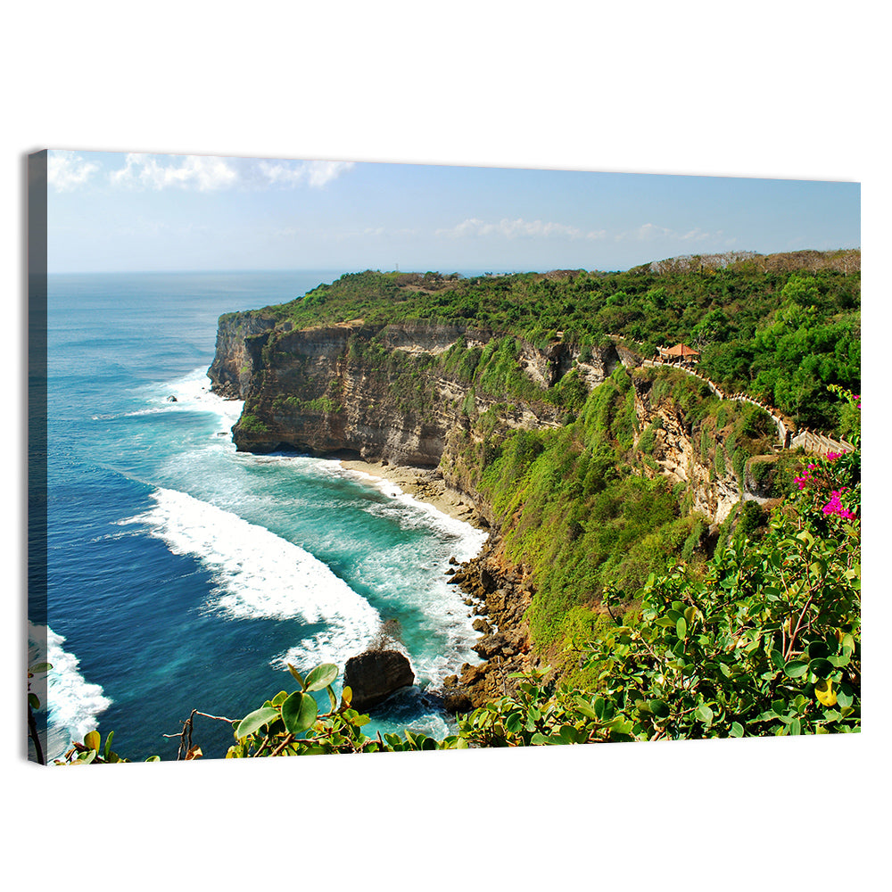 Uluwatu Cliffs, Bali Wall Art, canvas print, landscape