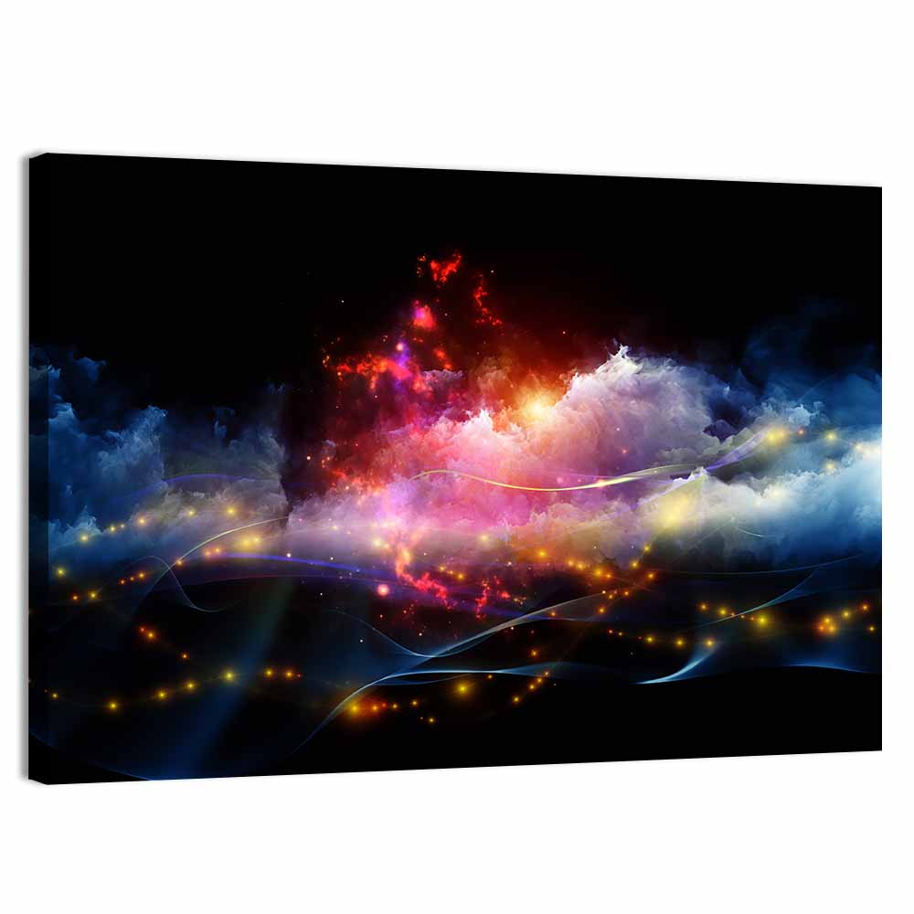 Cosmic Music Lightscape Wall Art