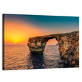 Azure Window Sunset, Dwejra Wall Art
