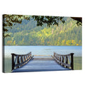Lake Crescent Dock Perspective Wall Art