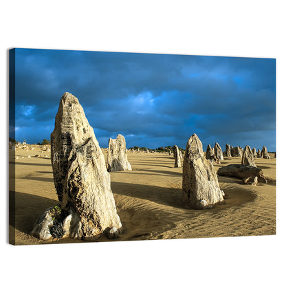 Pinnacles Desert at Golden Hour Wall Art