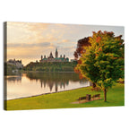Ottawa Skyline at Golden Hour Wall Art
