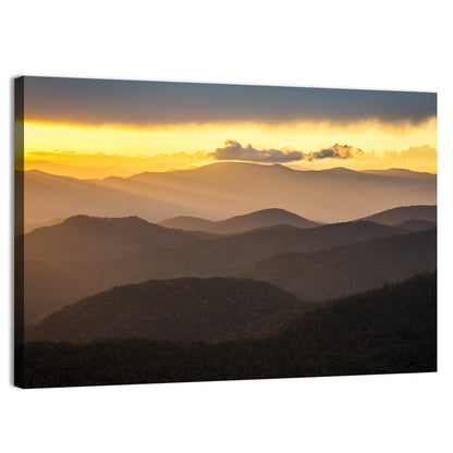 Southern Appalachian Sunset Wall Art