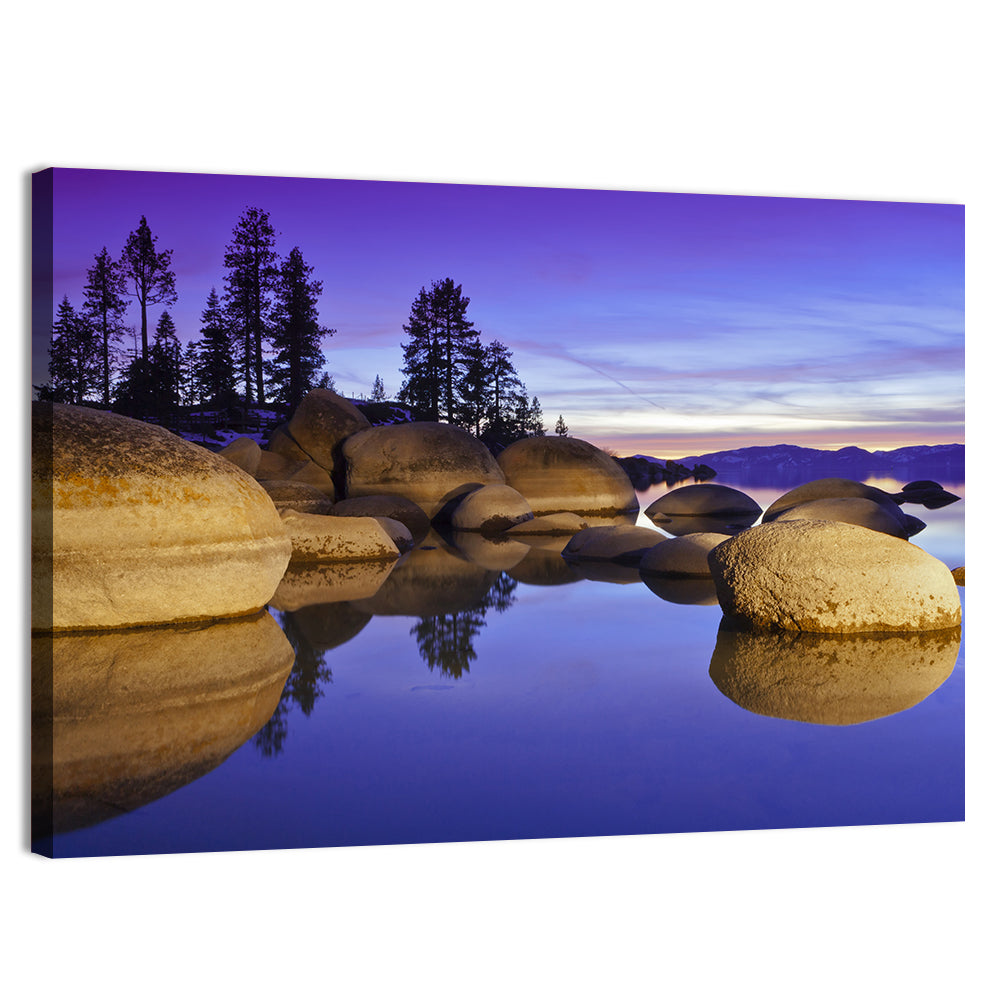 Lake Tahoe Twilight Wall Art