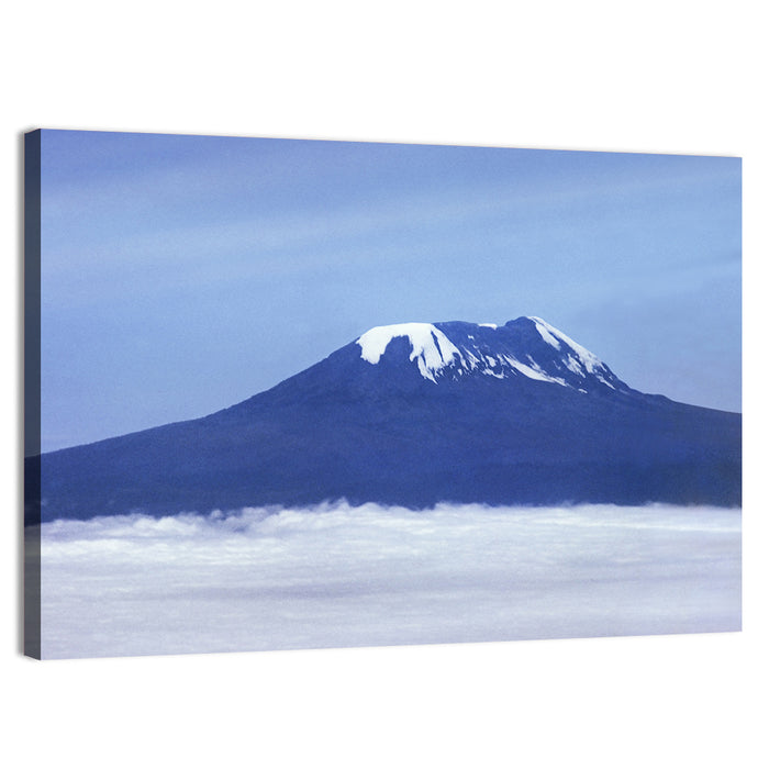 Snow-capped Kilimanjaro Wall Art as a canvas print