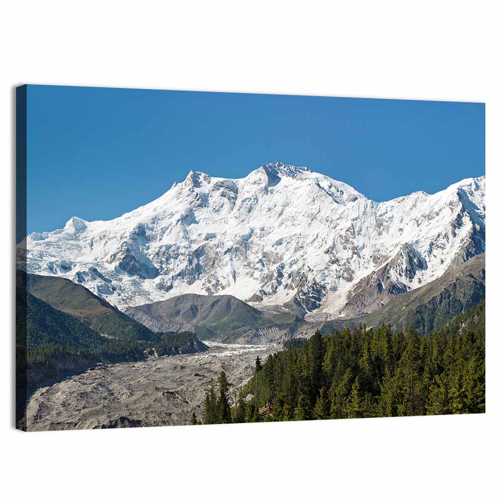 Nanga Parbat Alpine View Wall Art