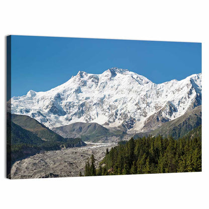 Nanga Parbat Alpine View Wall Art
