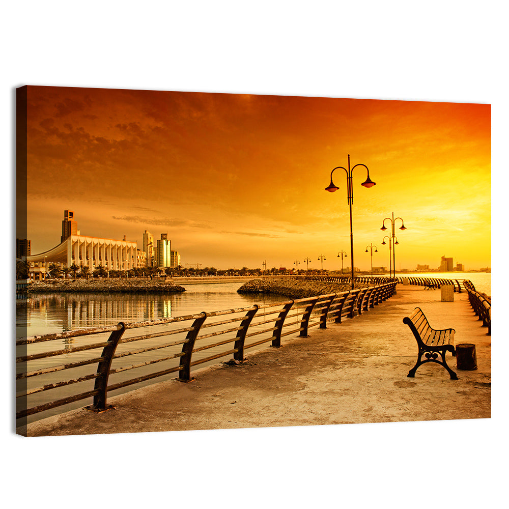National Assembly at Golden Hour Wall Art