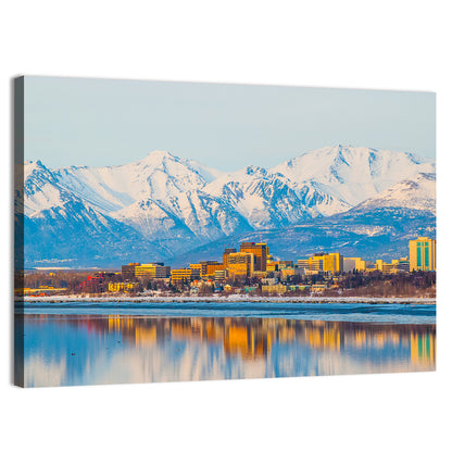 Anchorage Morning Skyline Wall Art