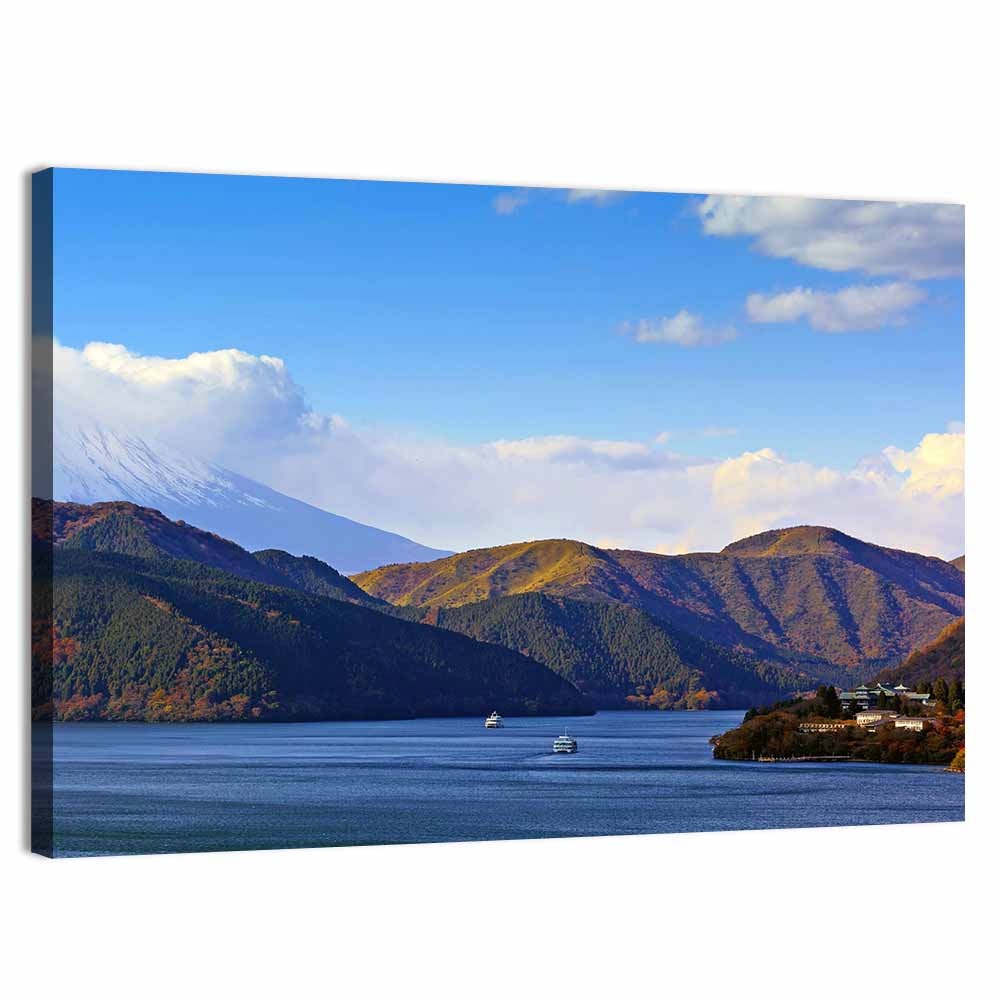 Mount Fuji Over Lake Ashi Wall Art