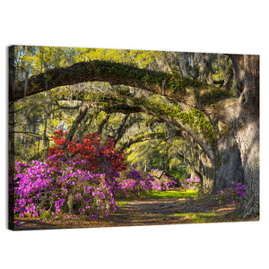 Azalea Flowers Garden Wall Art