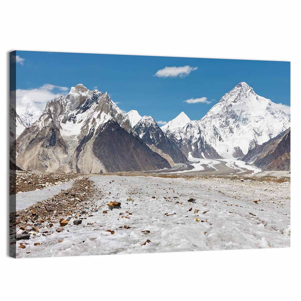 K2 and Baltoro Glacier Wall Art