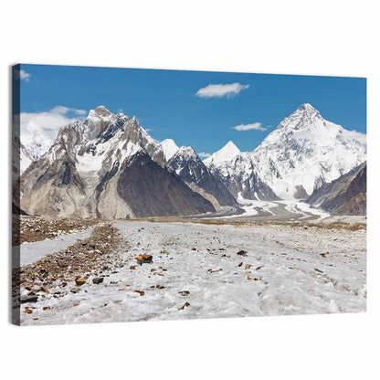 K2 and Baltoro Glacier Wall Art