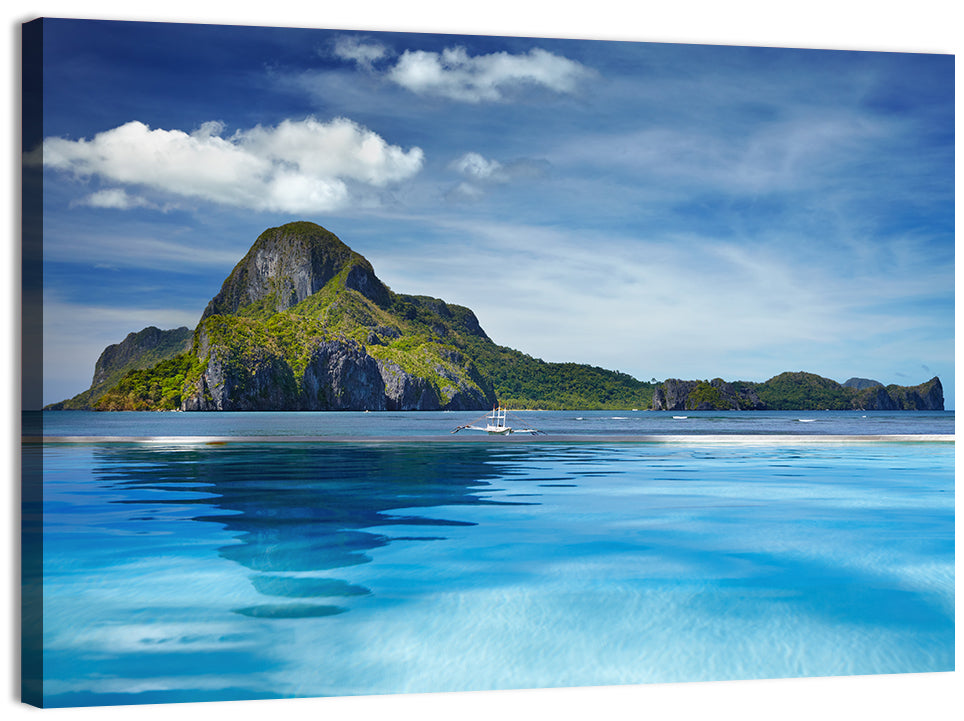 Cadlao Island Wall Art, canvas print, landscape