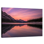 Medicine Lake Sunset Reflection Wall Art
