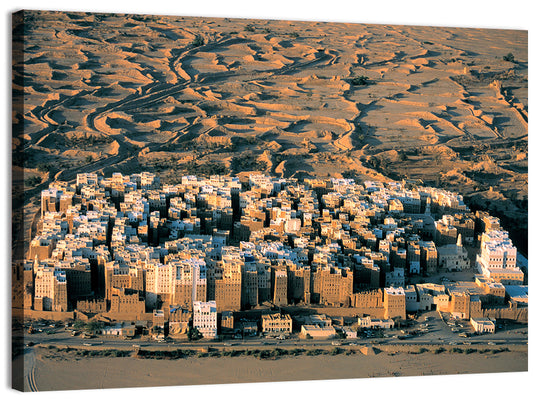 Shibam Mudbrick Cityscape Wall Art