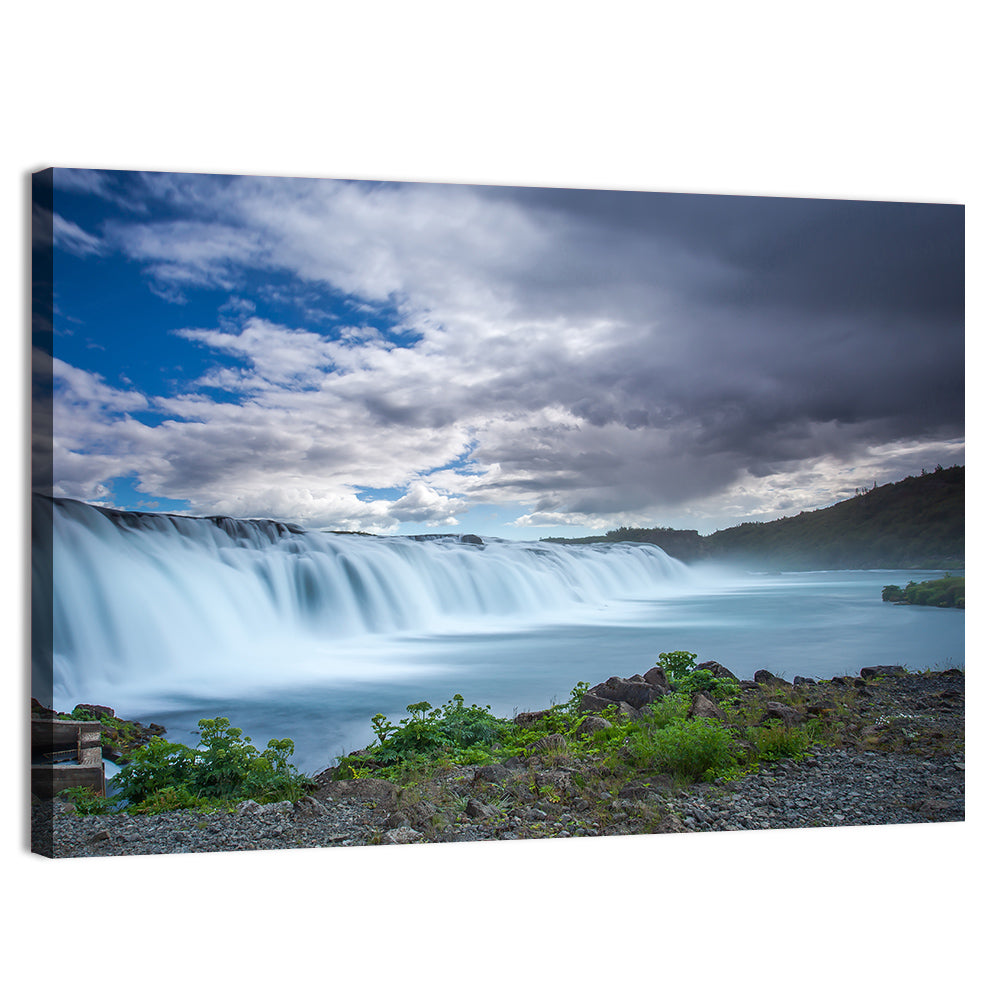 Faxi Waterfall, Iceland Wall Art, canvas print, landscape