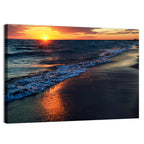 Lake Balkhash Golden Dusk Wall Art
