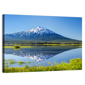 Mount Bachelor Lake Reflection Wall Art