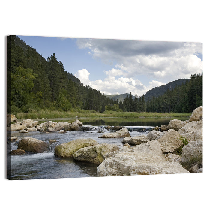 Spearfish Canyon, Black Hills Wall Art as a canvas print