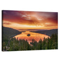 Emerald Bay Sunrise, Lake Tahoe Wall Art