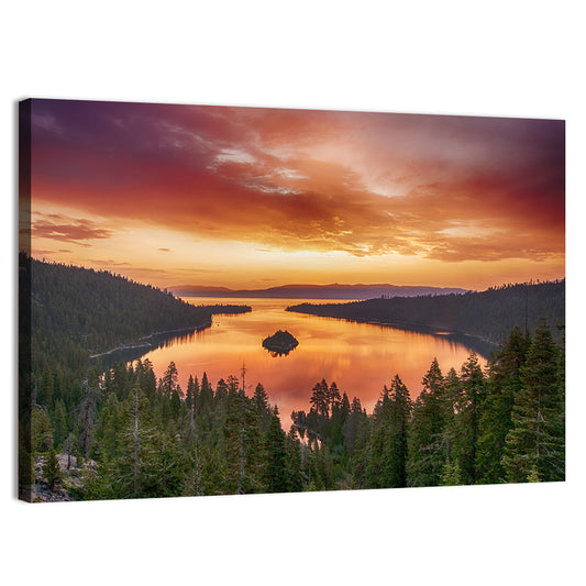 Lake Tahoe Sunrise Wall Art