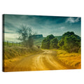 Golden Country Road Wall Art