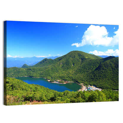 Mount Akagi and Lake Yunoko Wall Art