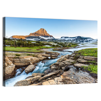 Logan Pass Golden Hour Wall Art