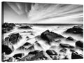 Maine Rocky Coast with Distant Lighthouse Wall Art