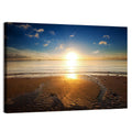 Sunrise Over Rippling Sand Wall Art