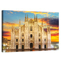 Milan Duomo at Sunset Wall Art