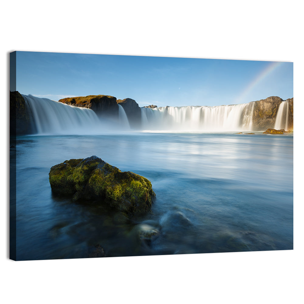 Goðafoss Waterfall, Mývatn Wall Art, canvas print, landscape