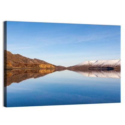 Lake Kleifarvatn Reflection Wall Art