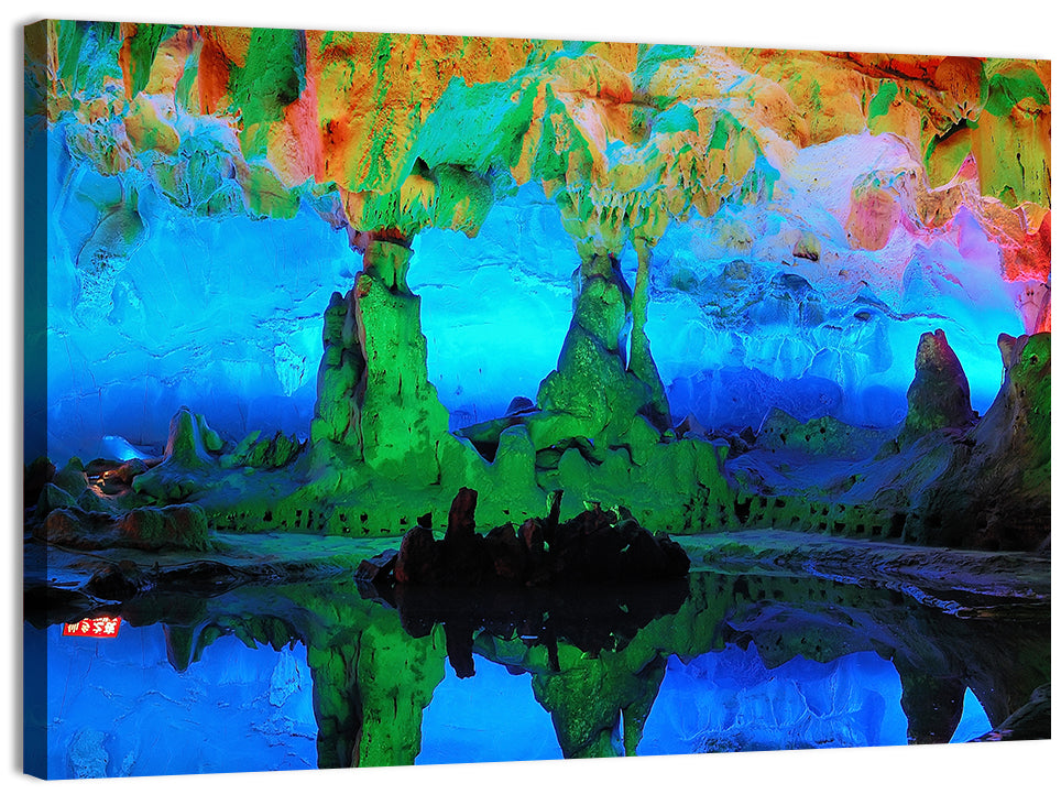 Guilin Led Lit Cave Reflection Wall Art
