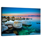Lake Tahoe Sunset Boulders Wall Art