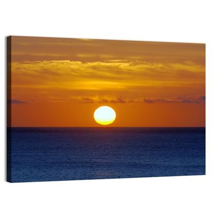 Golden Pacific Sunrise Wall Art