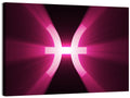 Magenta Pisces Symbol Wall Art