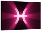 Magenta Pisces Symbol Wall Art