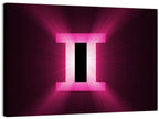 Radiant Gemini Symbol Wall Art