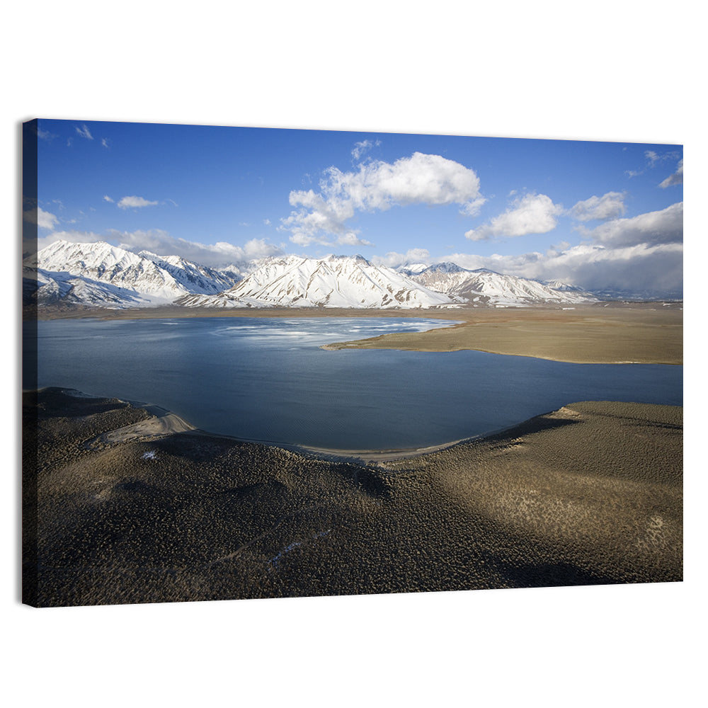 Lake Crowley Aerial View Wall Art