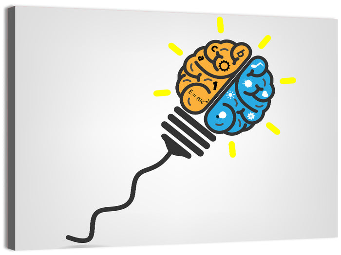 Think Out of the Box Wall Art as a canvas print