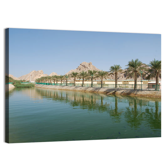 Palm Lake Reflections Wall Art