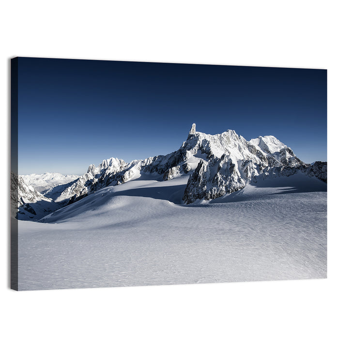 Mont Blanc Vista Wall Art as a canvas print