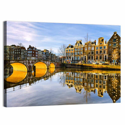 Amsterdam Morning Canal Wall Art